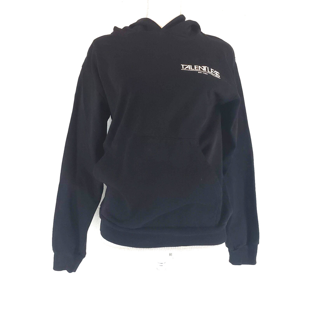 Talentless Womens Hoodie SIZE S Black Thick Heavyweight Scott Disick Sweater